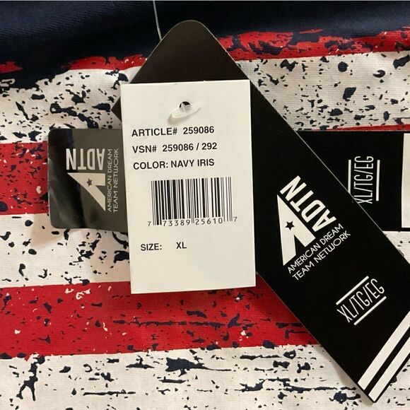 American Dream Team Network National Anthem Flag Decal Tee Shirt - Picture 4 of 4